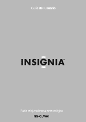 Insignia NS-CLW01 User Manual (Spanish)