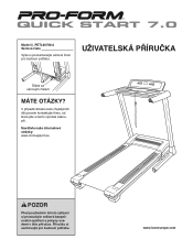 ProForm Quick Start 7.0 Treadmill Cz Manual