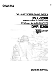 Yamaha DVX-S200P Owner's Manual