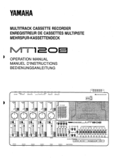 Yamaha MT120S Owner's Manual (image)