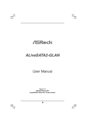 ASRock ALiveSATA2-GLAN User Manual