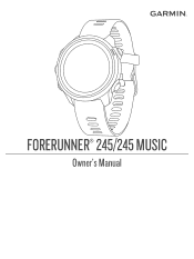 Garmin Forerunner 245/245 Music Owners Manual