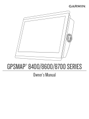 Garmin GPSMAP 8700 Black Box Owners Manual