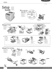 Xerox 4500N Setup Guide