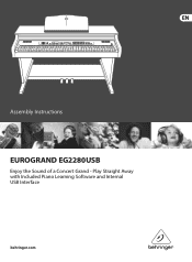 Behringer EUROGRAND EG2280USB User Instructions