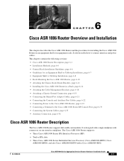 Cisco ASR1006-10G-VPN/K9 Installation Guide