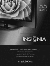 Insignia NS-55L260A13 Information Brochure (English)