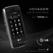 LG VX10000 Black Quick Start Guide - Spanish