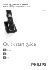 Philips SE6580B Quick start guide