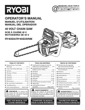 Ryobi RY40530 Operation Manual 2