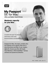 Western Digital My Passport SE for Mac Product Specifications