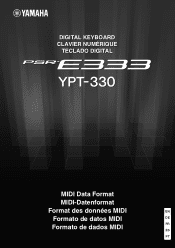 Yamaha YPT-330 Midi Data Format