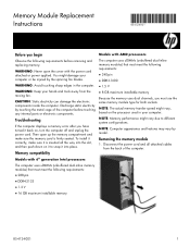 HP Pavilion 570-p000 Memory Module Replacement Instructions 2