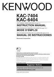 Kenwood 6404 Owner's Manual (pdf)