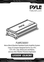 Pyle PLMRC500X1 Instruction Manual