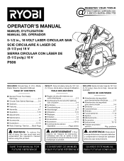 Ryobi P884 Operation Manual 1