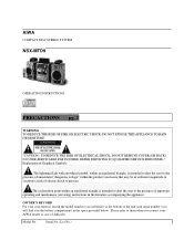 AIWA NSX-MTD9 Operating Instructions