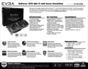 EVGA GeForce GTX 560 Ti Classified PDF Spec Sheet