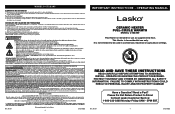Lasko CT22360 User Manual