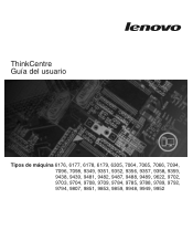 Lenovo ThinkCentre M57e (Spanish) User guide