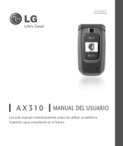 LG AX310 Red Owner's Manual