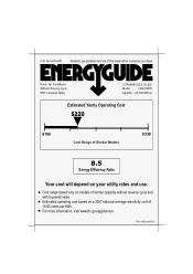 LG LW2413HR Additional Link - Energy Guide