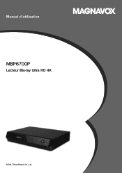 Magnavox MBP6700P/F7 Owners Manual French