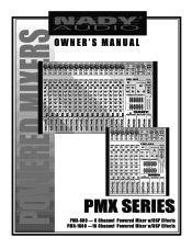 Nady PMX-600 Owners Manual