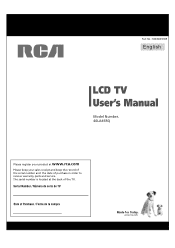 RCA 40LA45RQ User Manual
