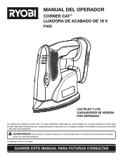 Ryobi P400 Spanish Manual