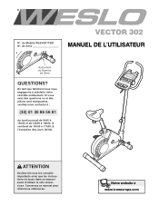 Weslo Vector 302 French Manual