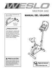 Weslo Vector 302 Spanish Manual