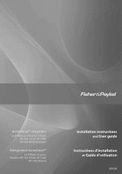 Fisher and Paykel RF201ADX5 User Guide