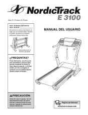 NordicTrack E 3100 Spanish Manual