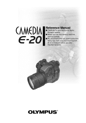 Olympus E-20 E-20N Reference Manual (English)