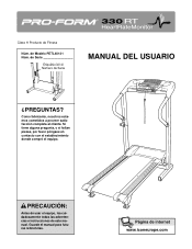 ProForm 330rt Treadmill Spanish Manual