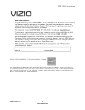Vizio VBR231 VBR231 User Manual
