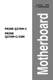 Asus PRIME Q270M-C/CSM User Guide