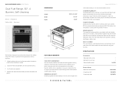 Fisher and Paykel RDV3-304-N Quick Reference guide