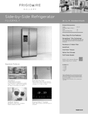 Frigidaire FGUS2642LF Product Specifications Sheet (English)