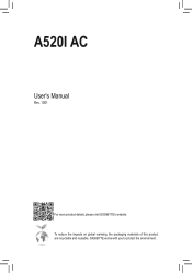 Gigabyte A520I AC User Manual