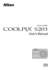 Nikon S203 User Manual
