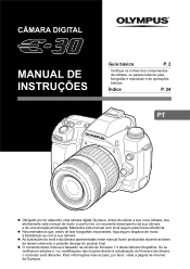 Olympus E-30 E-30 Manual de Instruções (Português)