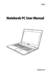 Asus E45VA User's Manual for English Edition