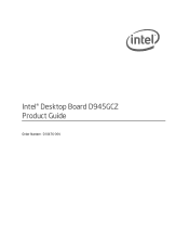 Intel D945GCZ Product Guide