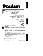 Poulan TE450CXL User Manual
