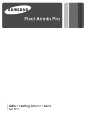 Samsung MultiXpress CLX-9251 Fleet Admin Pro Overview Admin Guide
