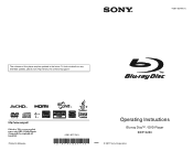 Sony BDP-S280 Operating Instructions