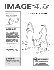 Image Fitness 4.0 Bench English Manual