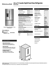 KitchenAid KRFC704FPS Feature Sheet